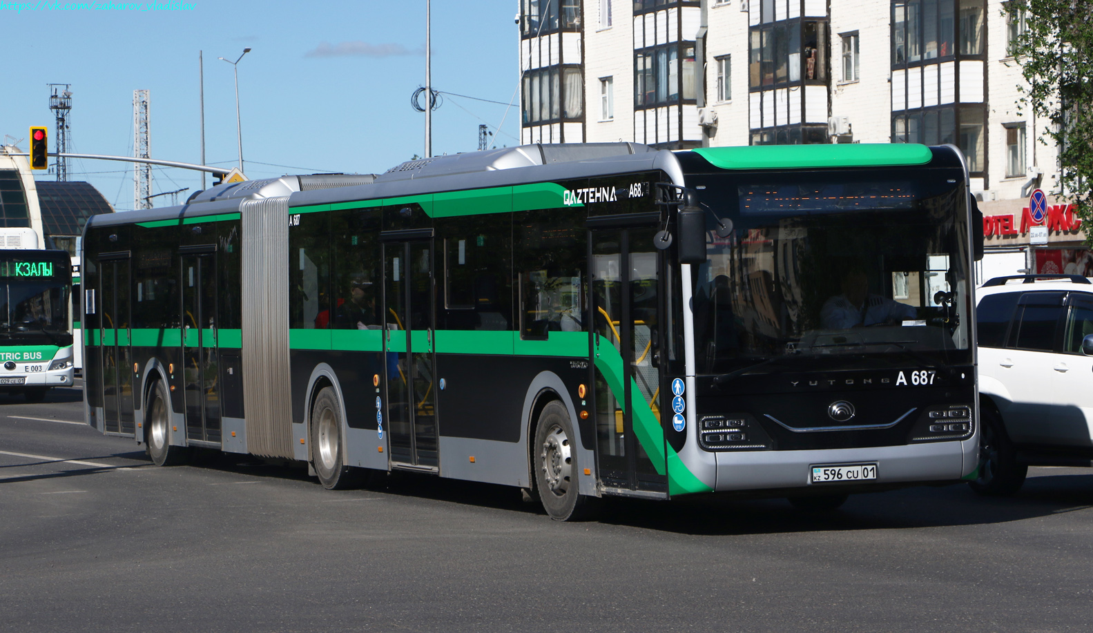 Астана, Yutong ZK6180HG (QazTehna) № A687 Астана, Yutong ZK6180HG (QazTehna) № A687