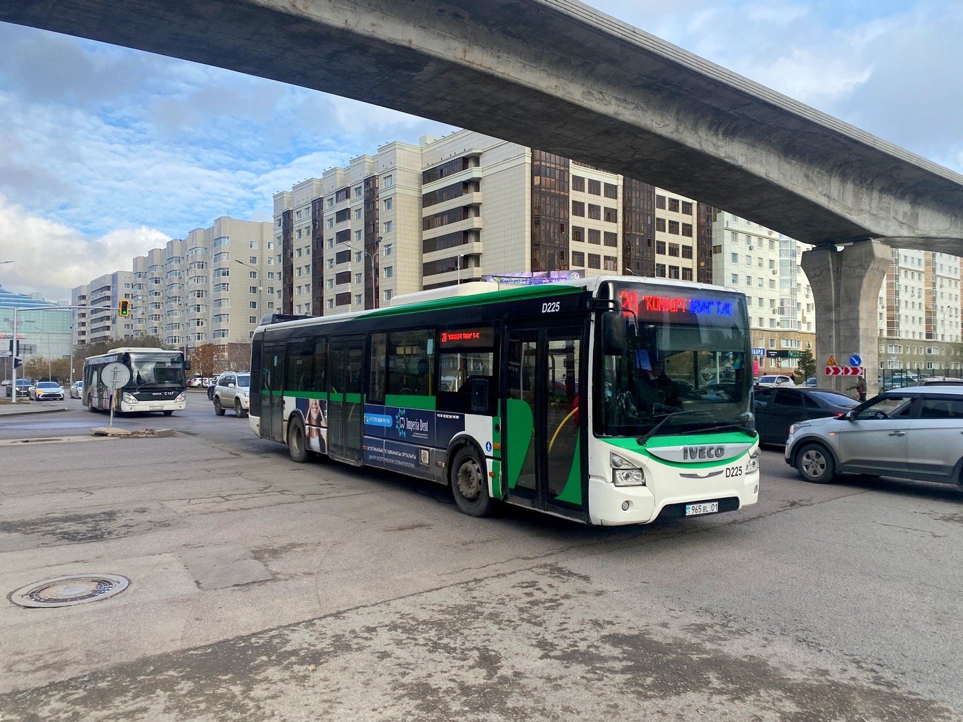 Астана, IVECO Urbanway 12M (СарыаркаАвтоПром) № D225