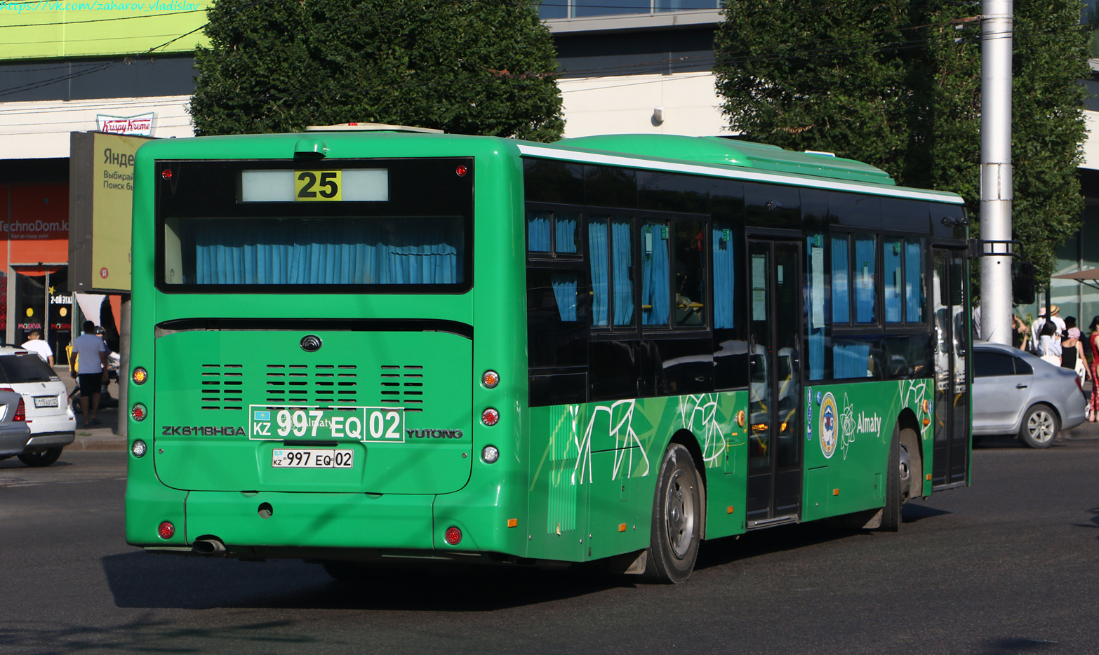 Алматы, Yutong ZK6118HGA (QazTehna) № 997 EQ 02