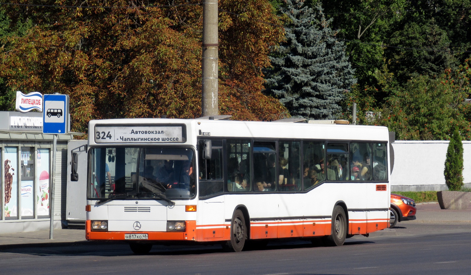 Lipetsk region, Mercedes-Benz O405N2 # Н 817 КО 48