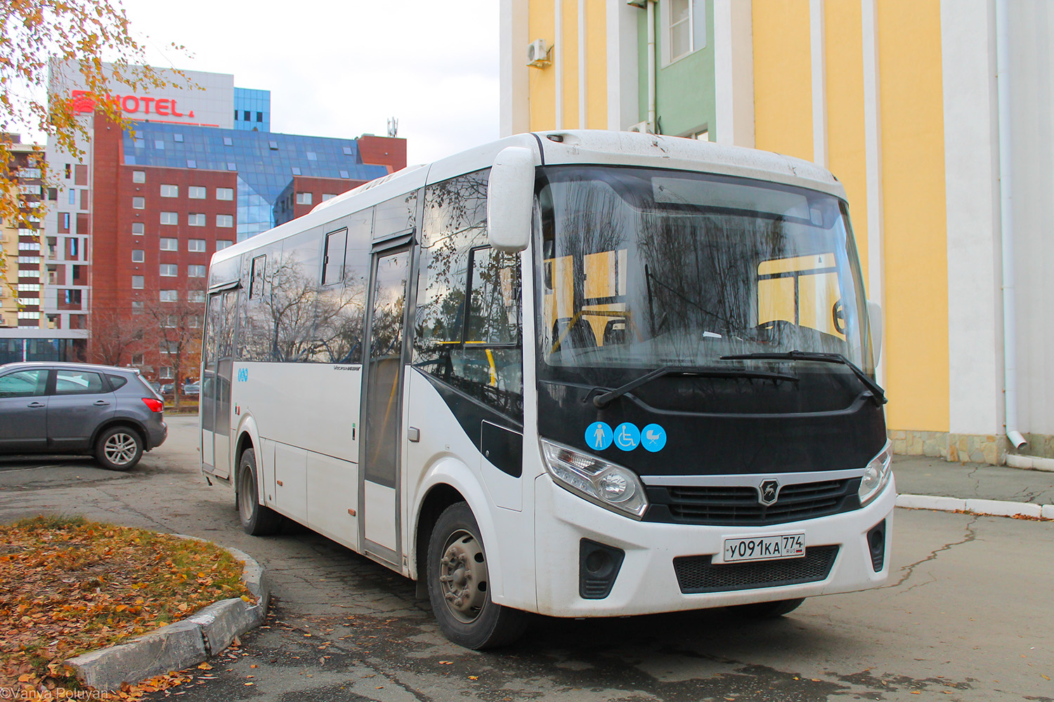 Челябинская область, ПАЗ-320415-04 "Vector Next" № У 091 КА 774