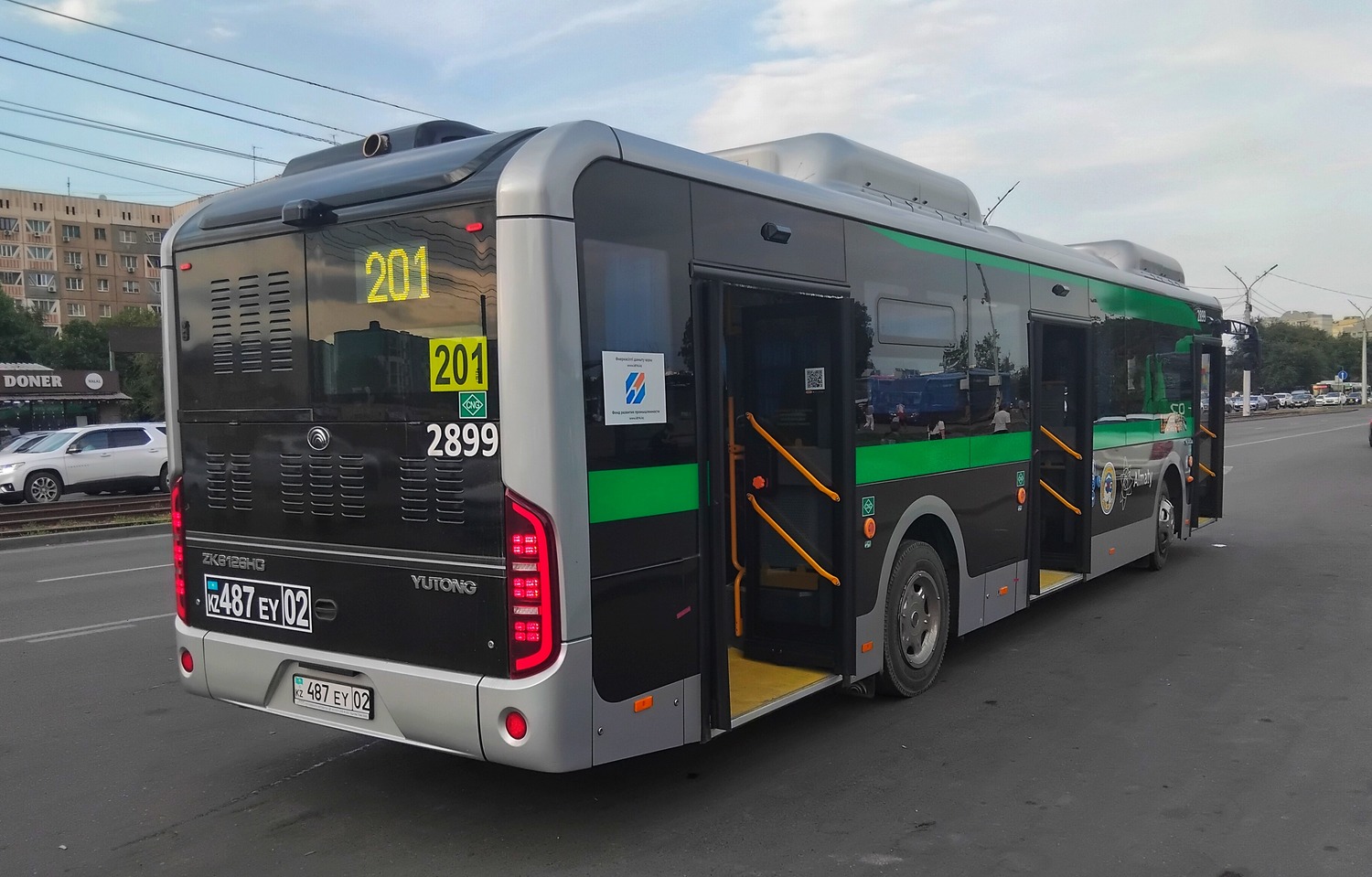 Ałmaty, Yutong ZK6126HG (QazTehna) Nr 2899