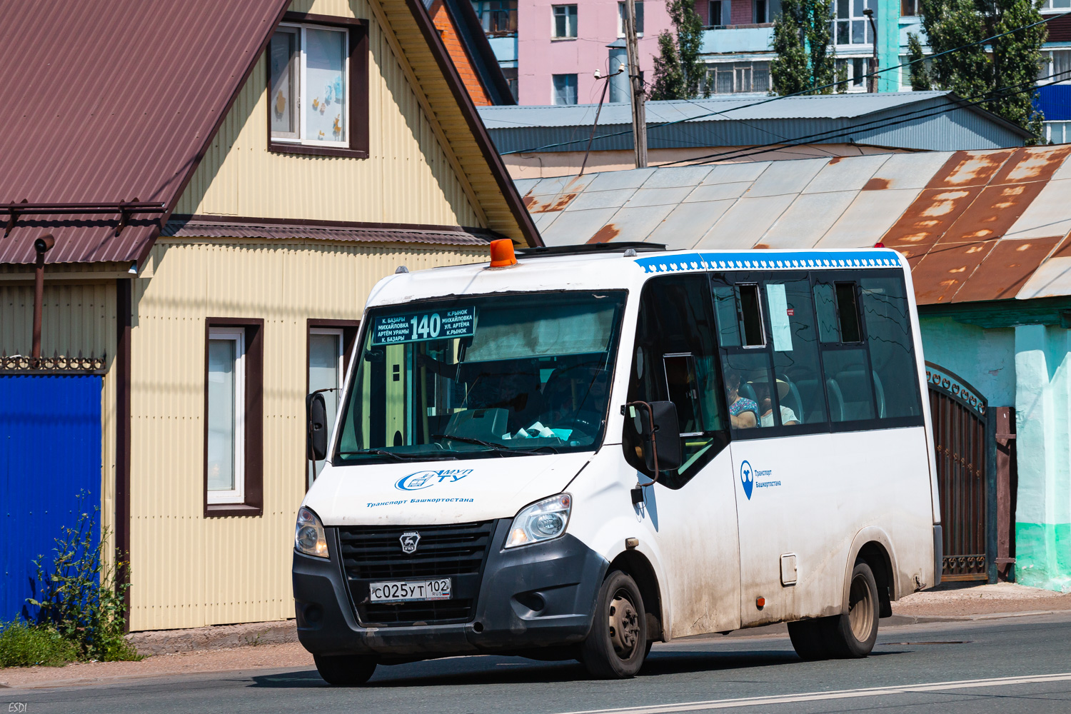 Башкортостан, ГАЗ-A64R42 Next № С 025 УТ 102