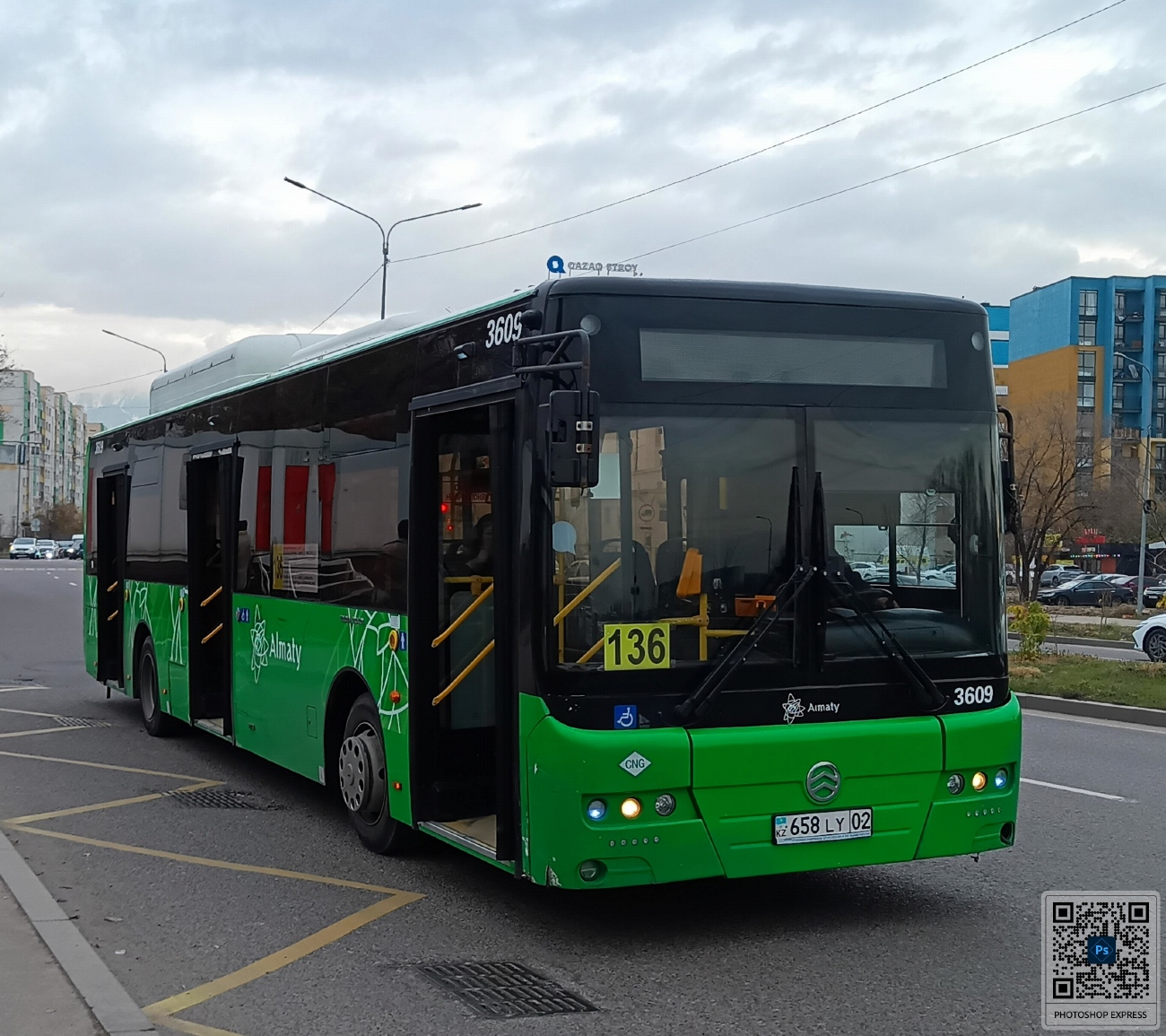 Алматы, Golden Dragon XML6125CN (Hyundai Trans Auto) № 3609