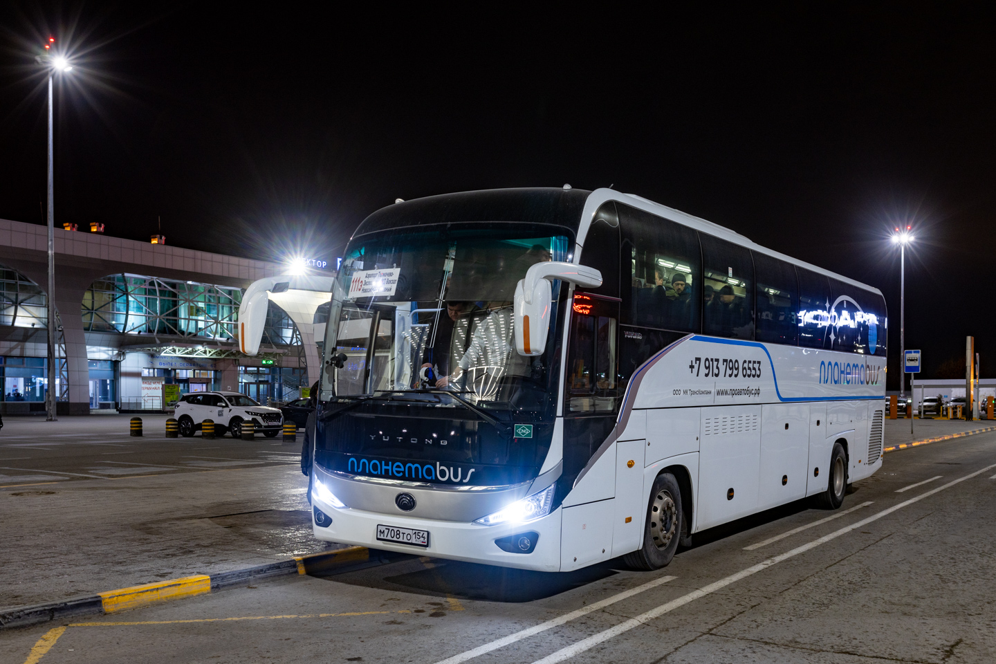 Новосибирская область, Yutong C12PRO (ZK6128HN) № М 708 ТО 154