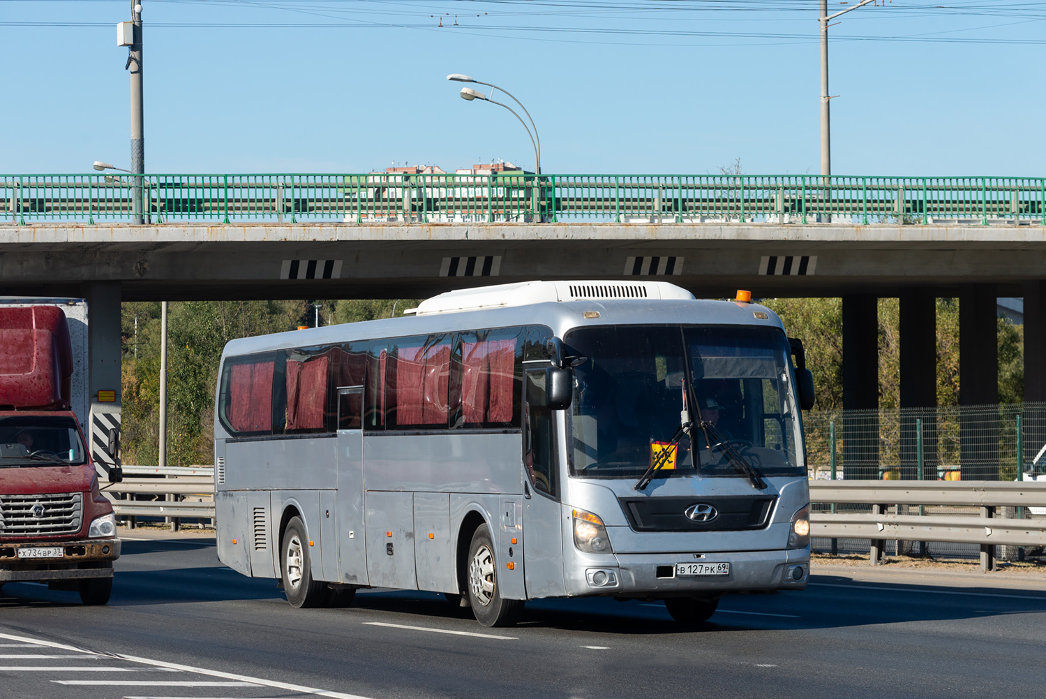 Тверская область, Hyundai Universe Space Luxury № В 127 РК 69 Тверская область, Hyundai Universe Space Luxury № В 127 РК 69