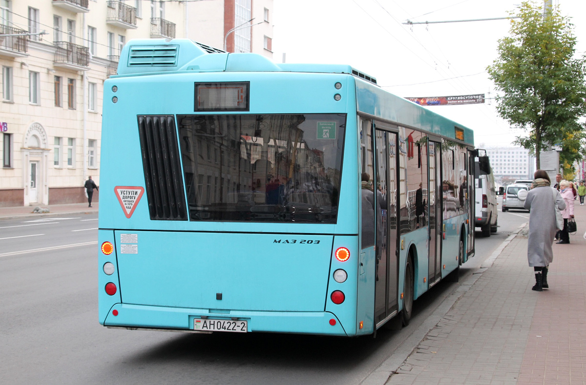 Витебская область, МАЗ-203.047 № 012180