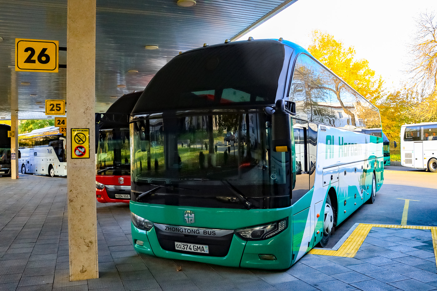 Узбекистан, Zhong Tong LCK6127HGN № 01 374 GMA