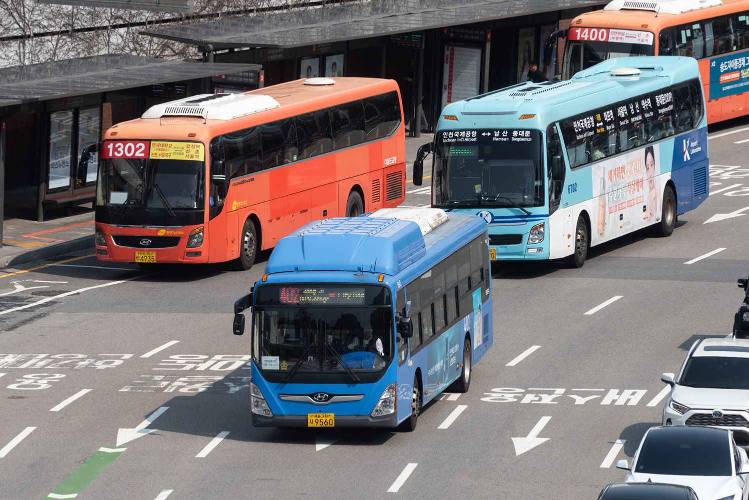 Южная Корея, Hyundai New Super AeroCity 2F/L LF № 9560