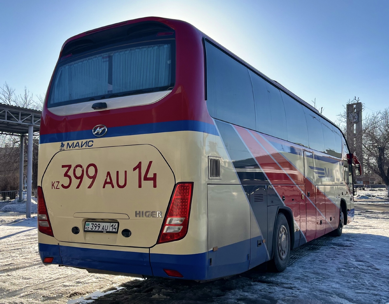 Павлодарская область, Higer KLQ6122B № 399 AU 14