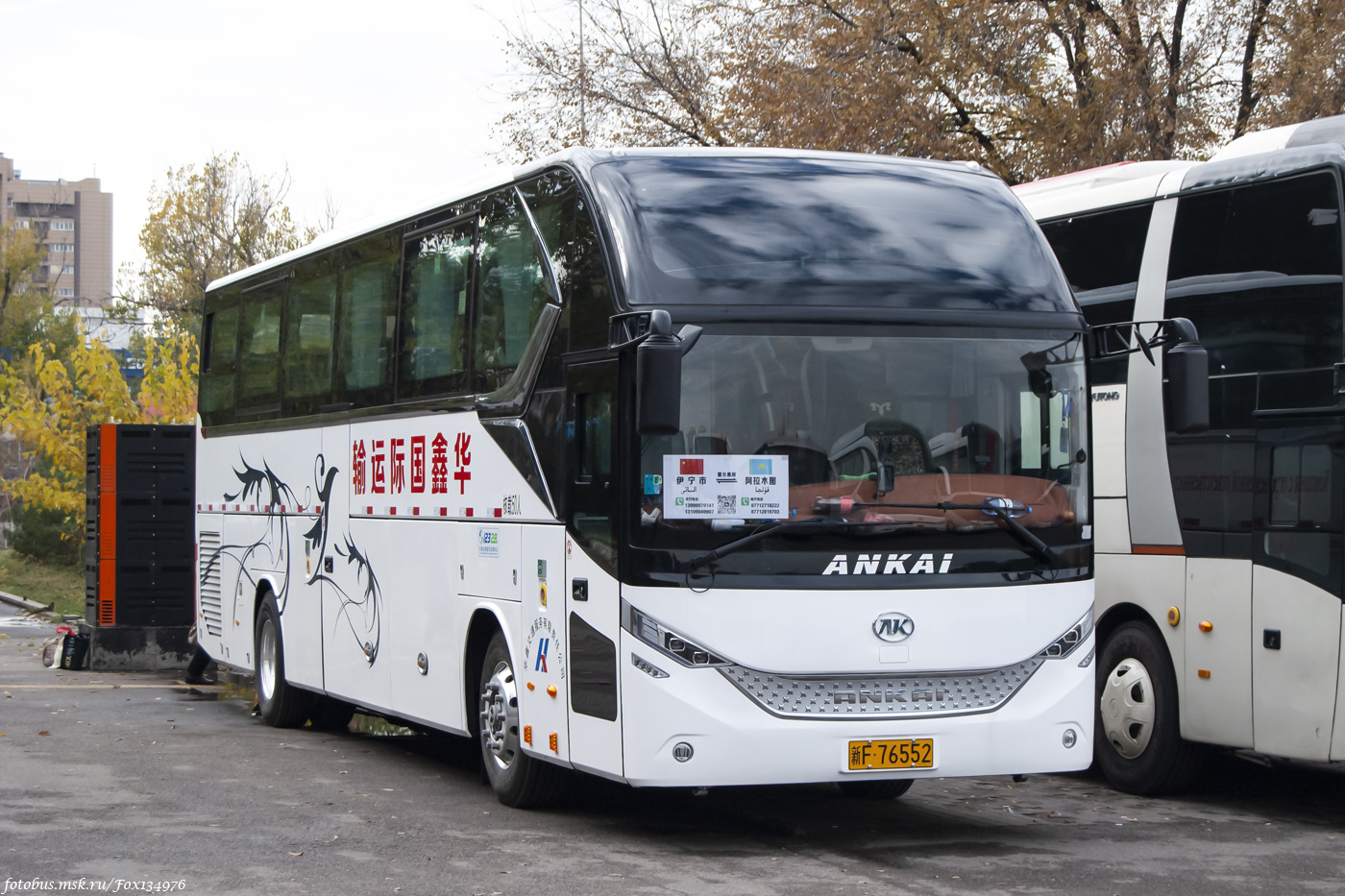 Китай, Ankai HFF6120K09D1E6 № 新F 76552