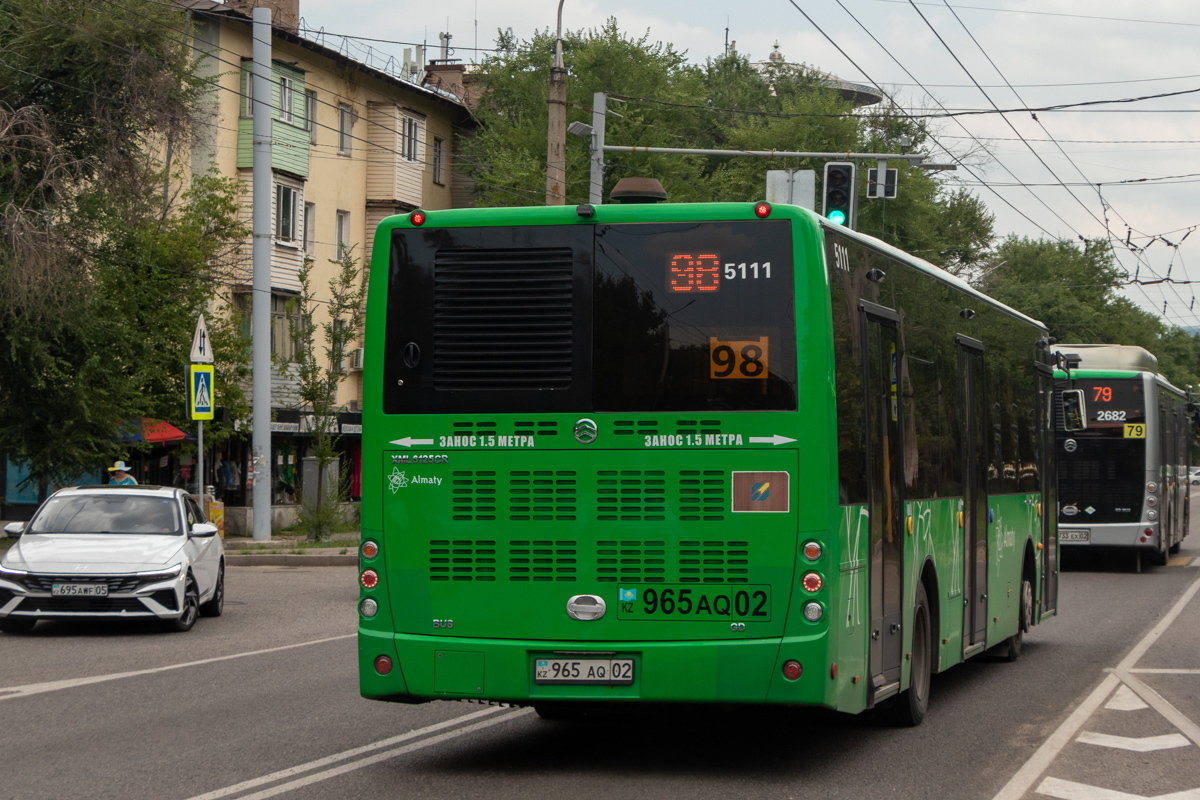 Алматы, Golden Dragon XML6125CR (Hyundai Trans Auto) № 5111