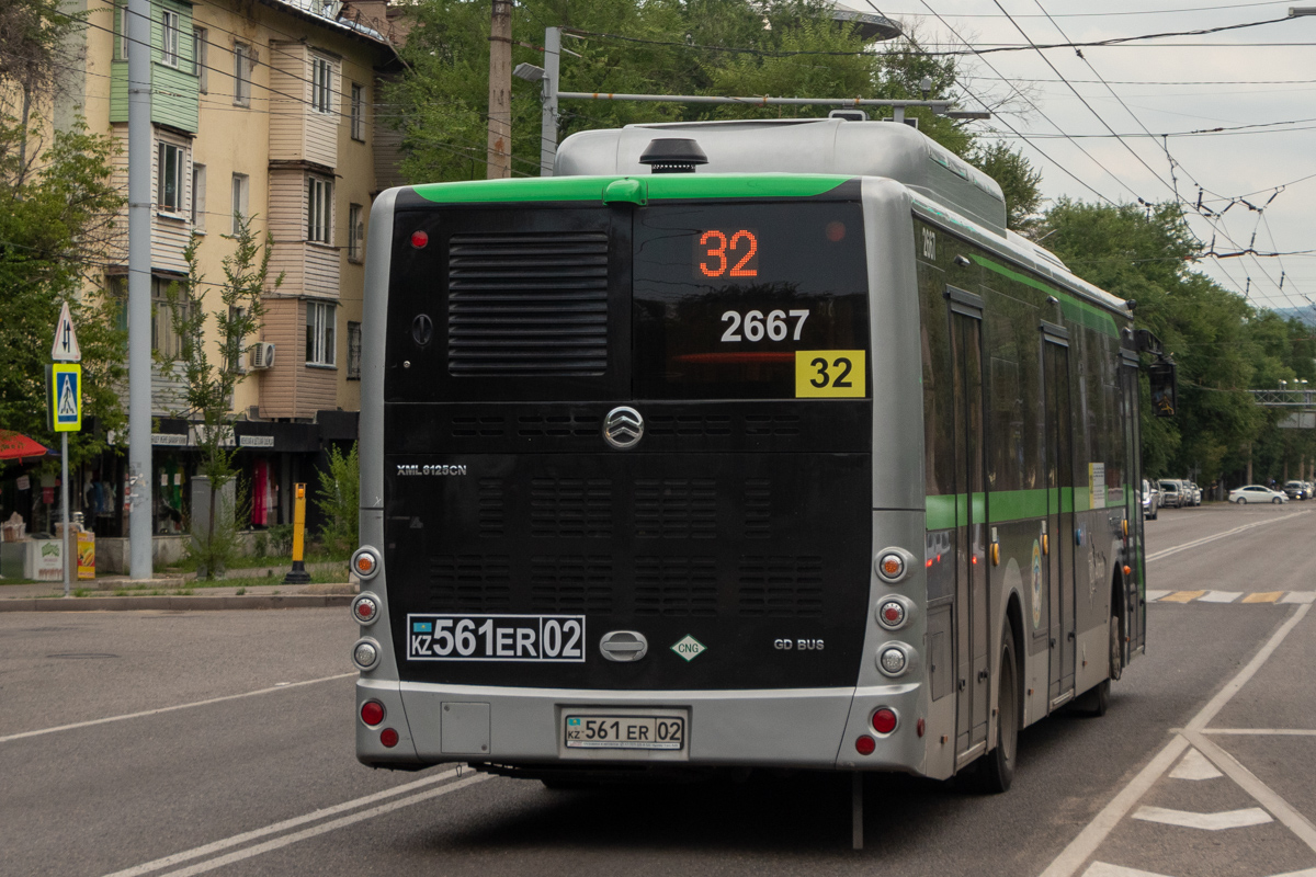 Алматы, Golden Dragon XML6125CN (Hyundai Trans Auto) № 2667