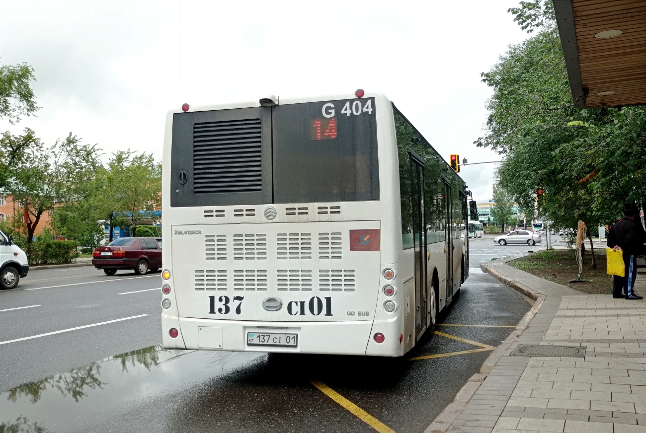 Астана, Golden Dragon XML6125CR (Hyundai Trans Auto) № G404