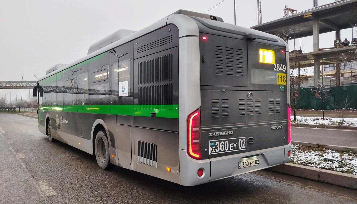 Алматы, Yutong ZK6126HG (QazTehna) № 2849