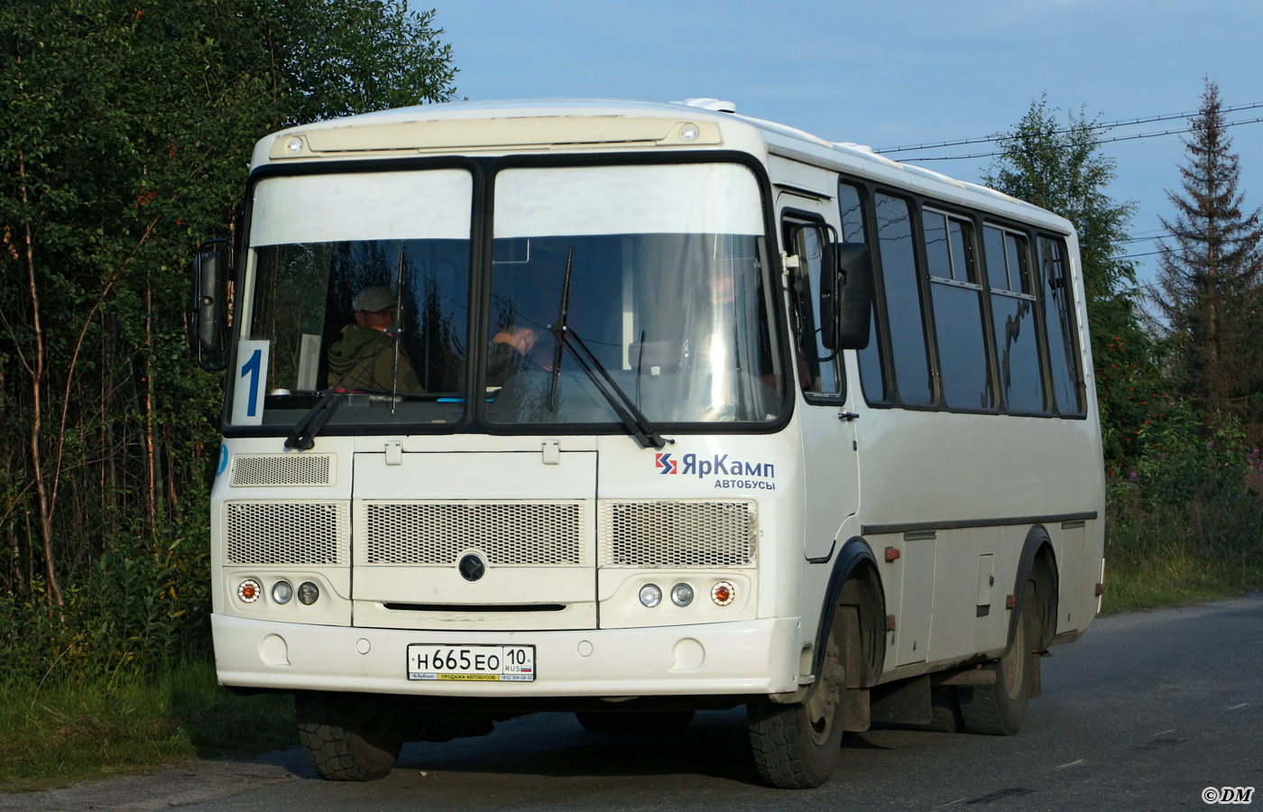 Карелия, ПАЗ-320530-04 № Н 665 ЕО 10 Карелия, ПАЗ-320530-04 № Н 665 ЕО 10