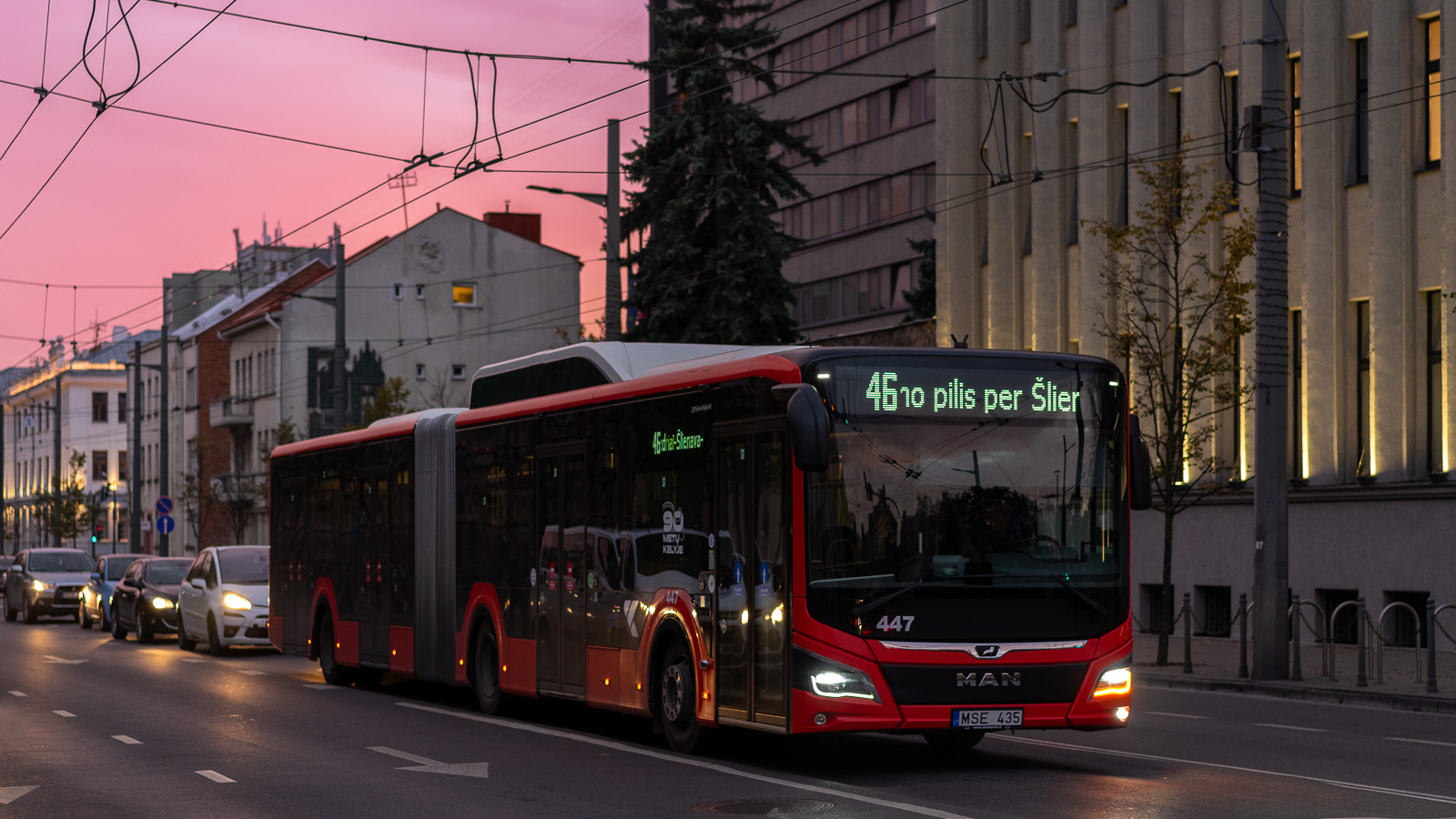 Літва, MAN 18C Lion's City 18 G NG320 EfficientHybrid № 447