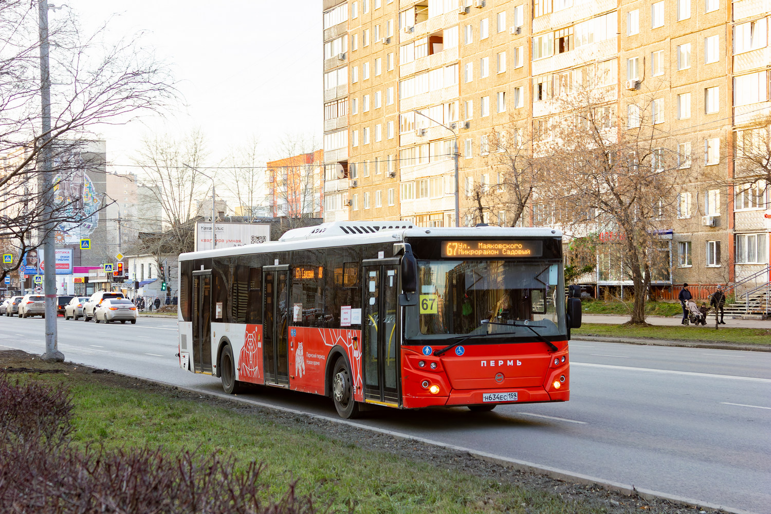 Пермский край, ЛиАЗ-5292.65 № Н 634 ЕС 159