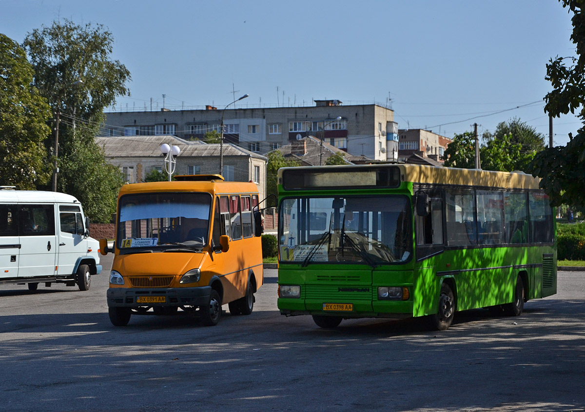 Хмельницкая область, БАЗ-22154 "Дельфин" № BX 0391 AA; Хмельницкая область, Neoplan N409 № BX 0398 AA
