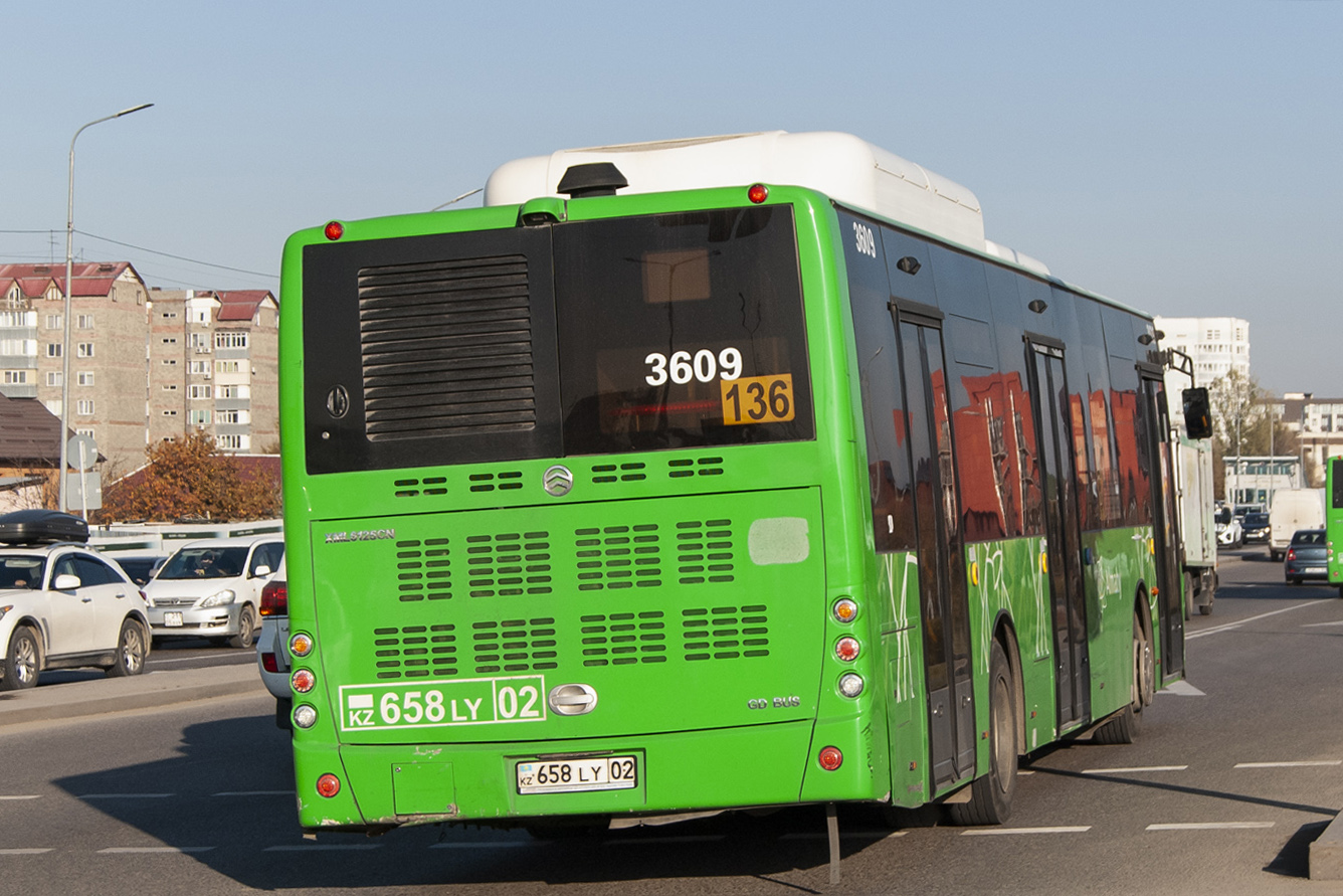 Алматы, Golden Dragon XML6125CN (Hyundai Trans Auto) № 3609