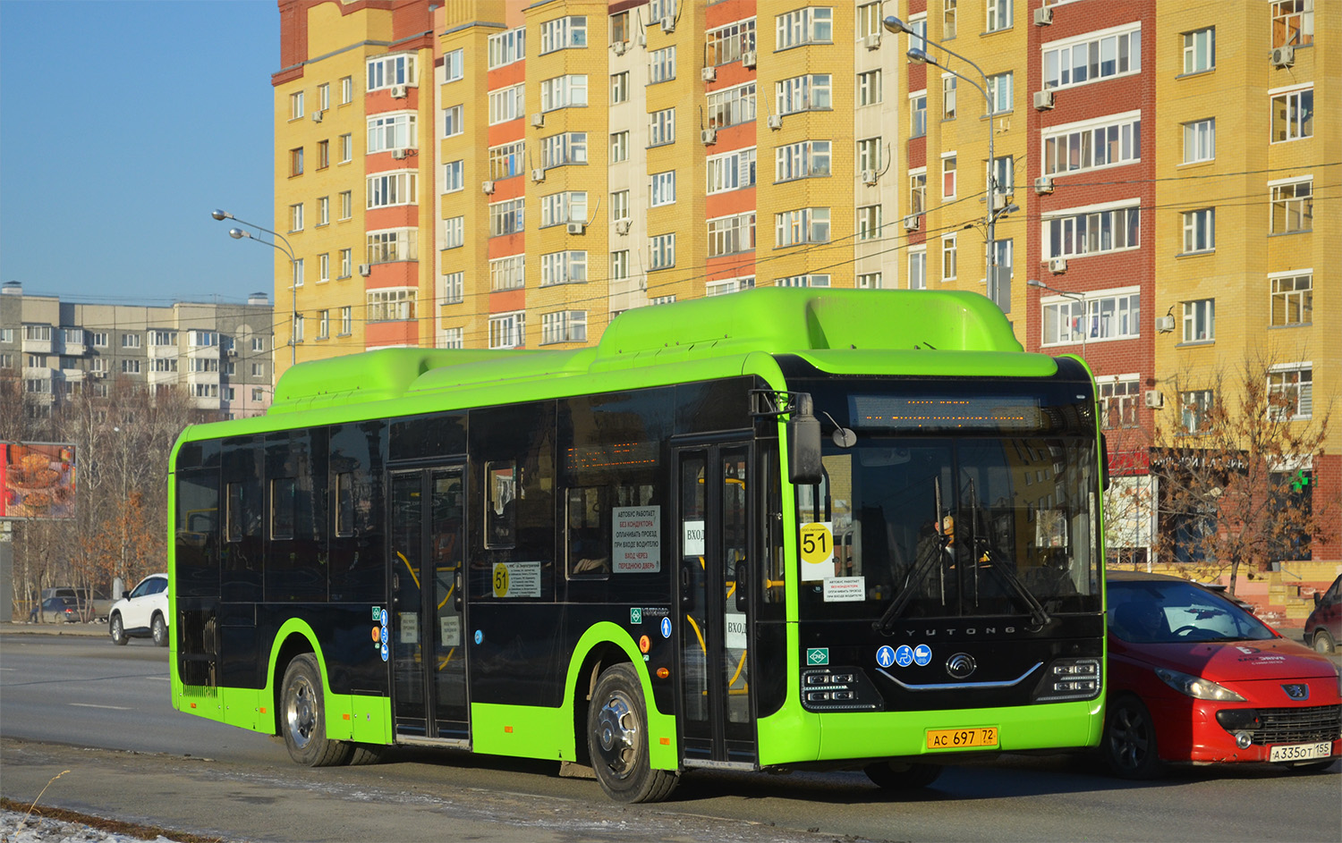 Тюменская область, Yutong ZK6116HG № АС 697 72