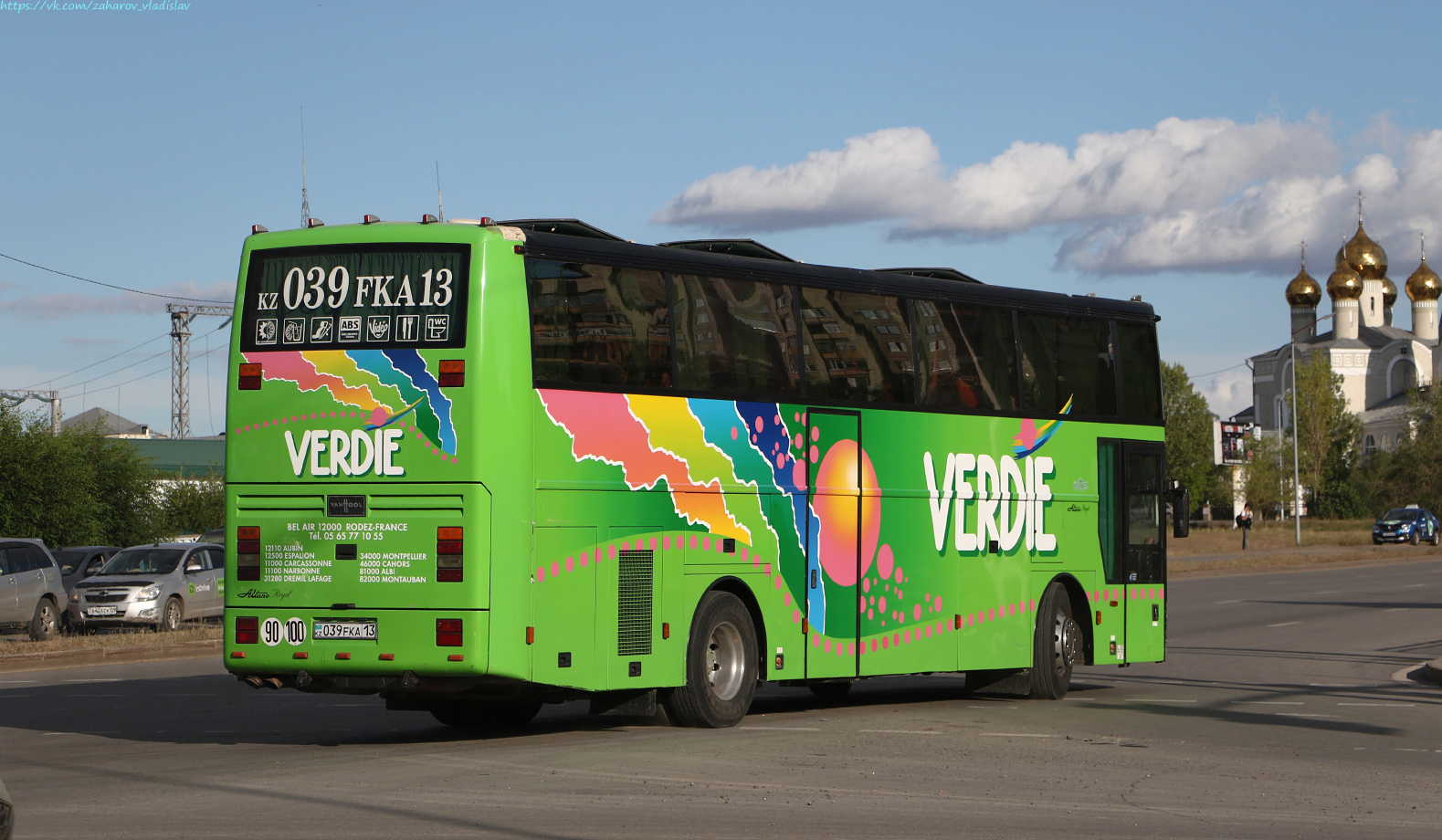 Туркестанская область, Van Hool T816 Altano № 039 FKA 13