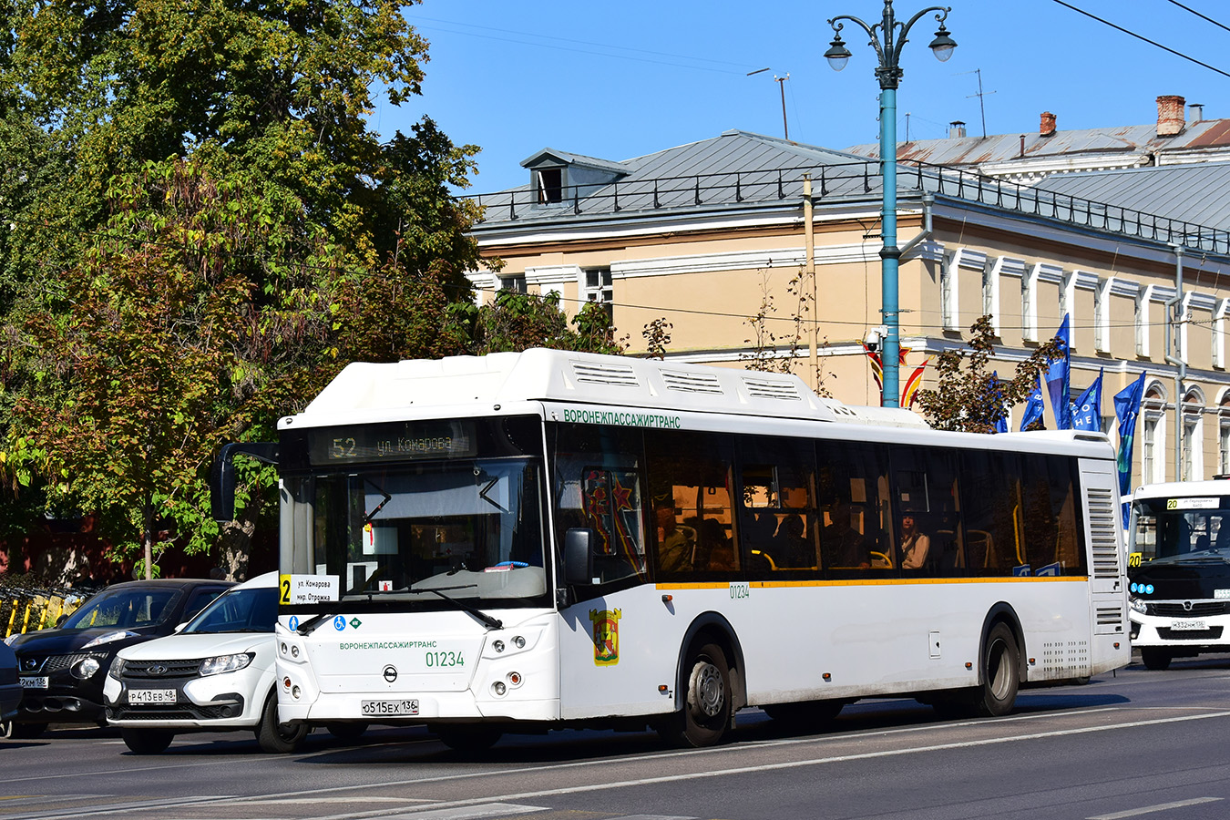 Voronezh region, LiAZ-5292.67 (CNG) # 01234