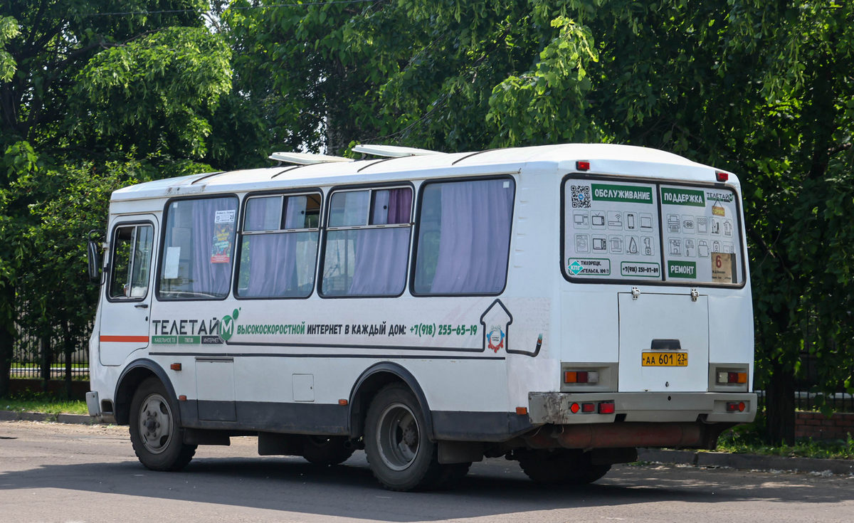 Краснодарский край, ПАЗ-32054 № АА 601 23