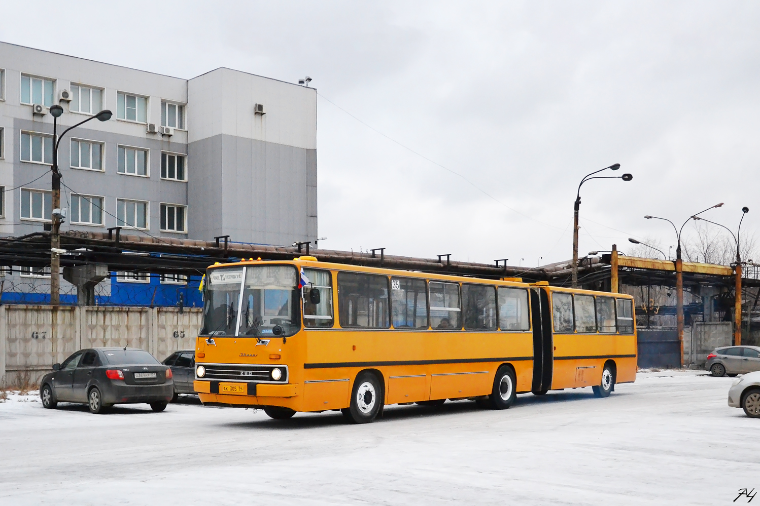 Chelyabinsk region, Ikarus 280.02 # АК 305 74
