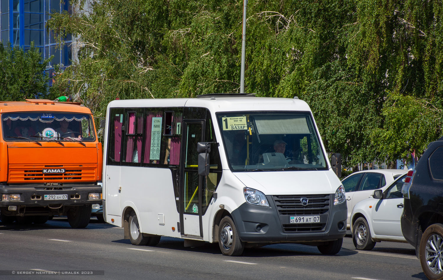 Западно-Казахстанская область, ГАЗ-A63R45 Next № 691 AT 07
