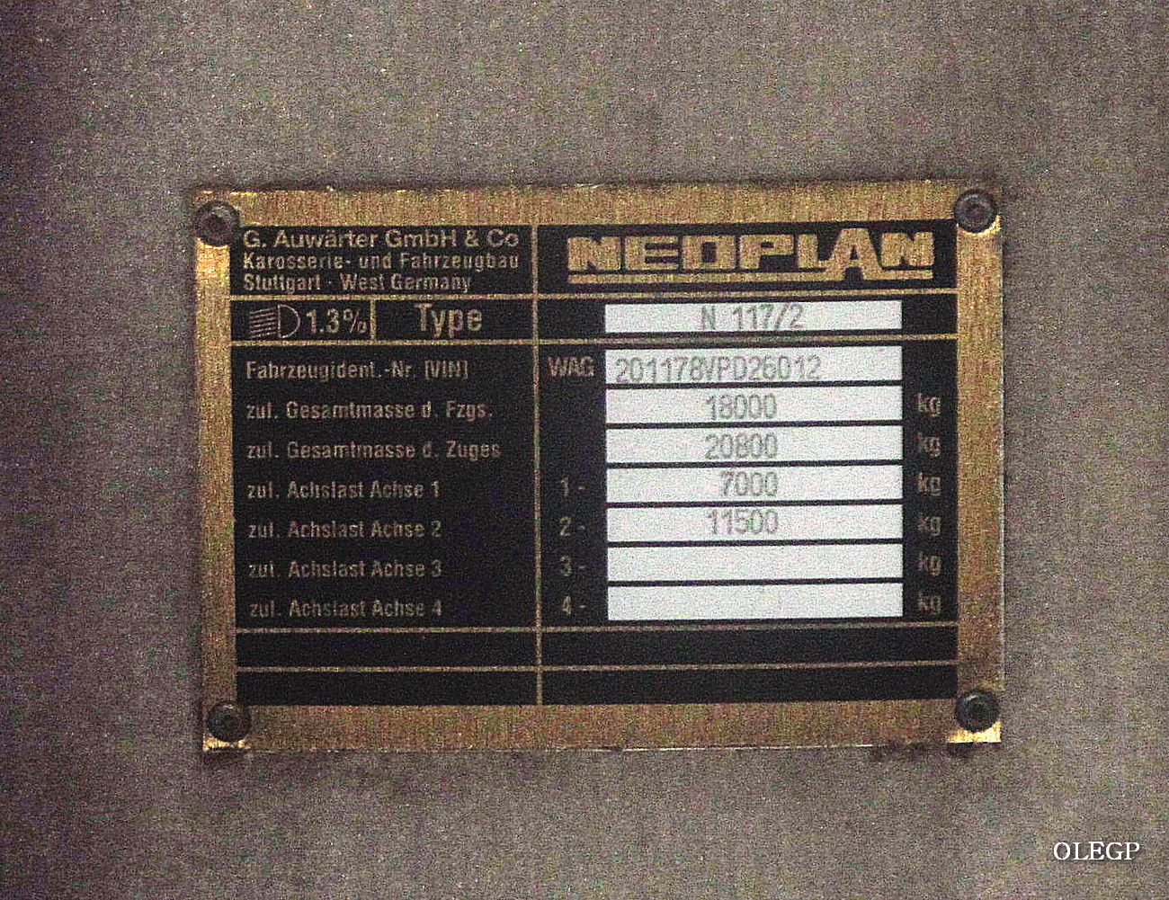 Брестская область, Neoplan N117 Spaceliner № АІ 9555-1