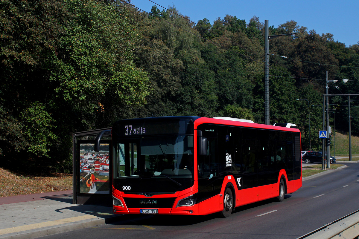 Lithuania, MAN 12C Lion's City 12 NL330 EfficientHybrid # 900