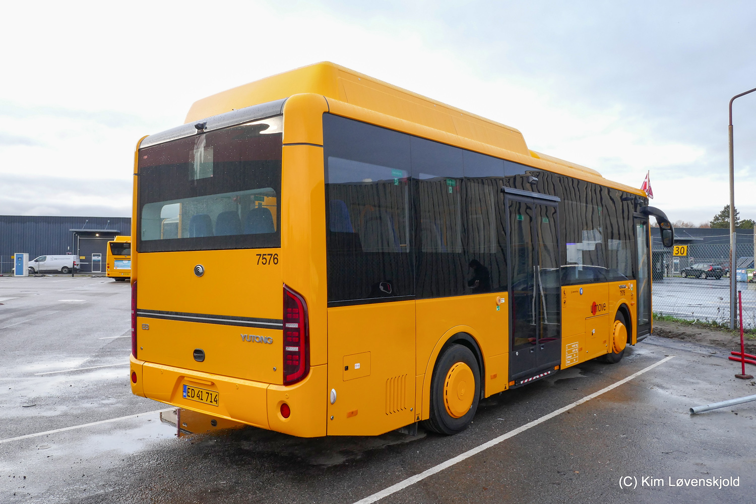 Дания, Yutong E9 (ZK6890BEVG) № 7576