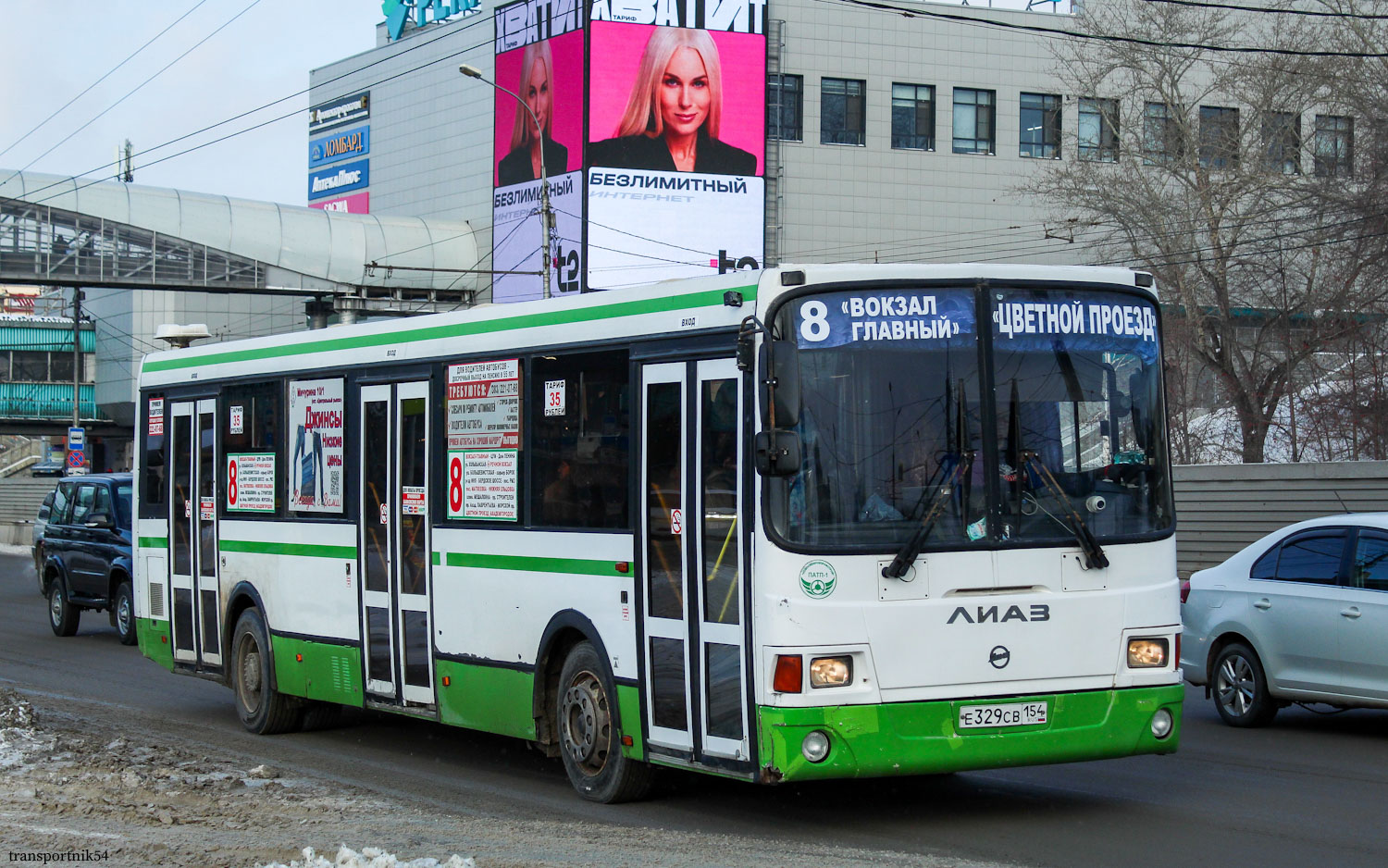 Новосибирская область, ЛиАЗ-5256.60 № Е 329 СВ 154 Новосибирская область, ЛиАЗ-5256.60 № Е 329 СВ 154