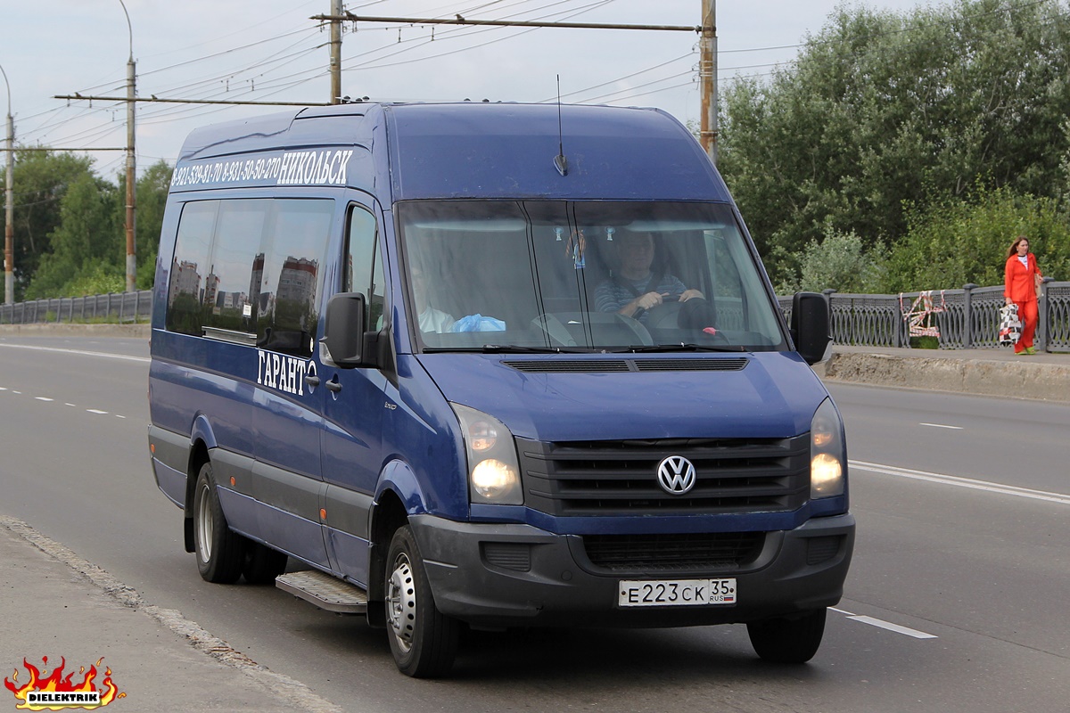Вологодская область, Луидор-223700 (Volkswagen Crafter) № Е 223 СК 35