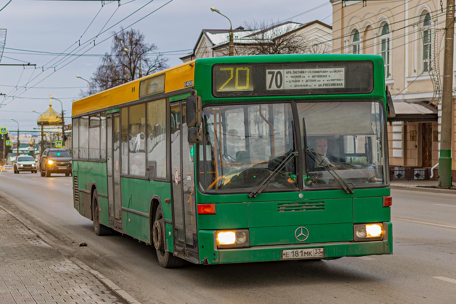 Penzai terület, Mercedes-Benz O405N2 sz.: Е 181 МК 33