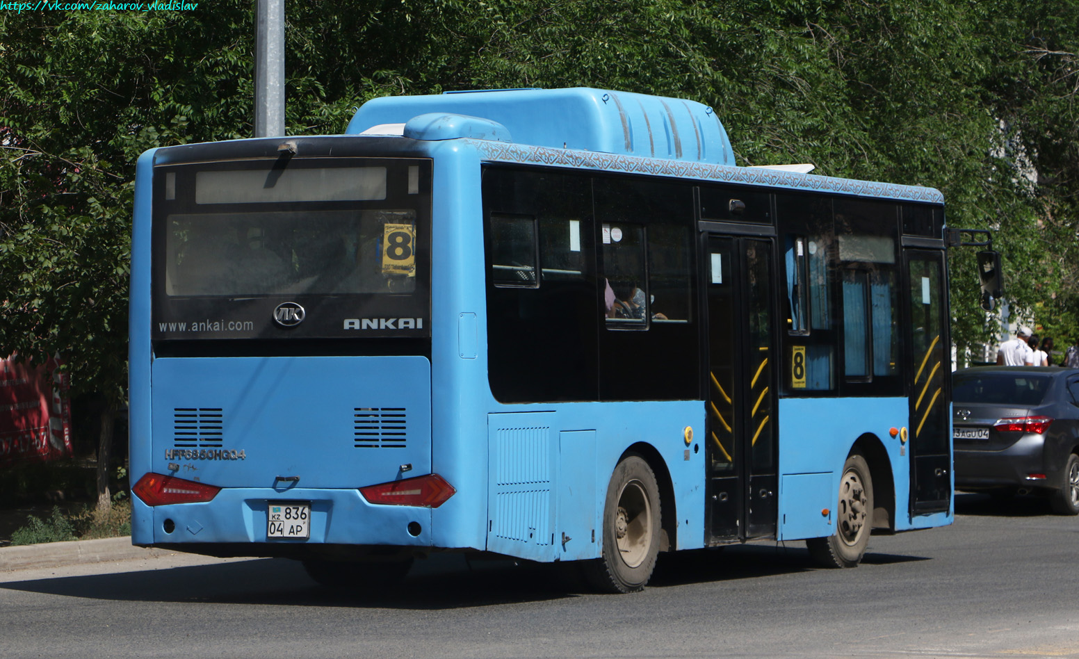 Актюбинская область, Ankai HFF6850HGQ4 (СарыаркаАвтоПром) № 836 AP 04