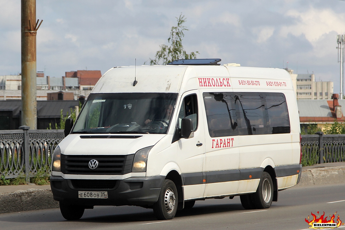 Вологодская область, Луидор-223702 (Volkswagen Crafter) № Е 608 ОВ 35