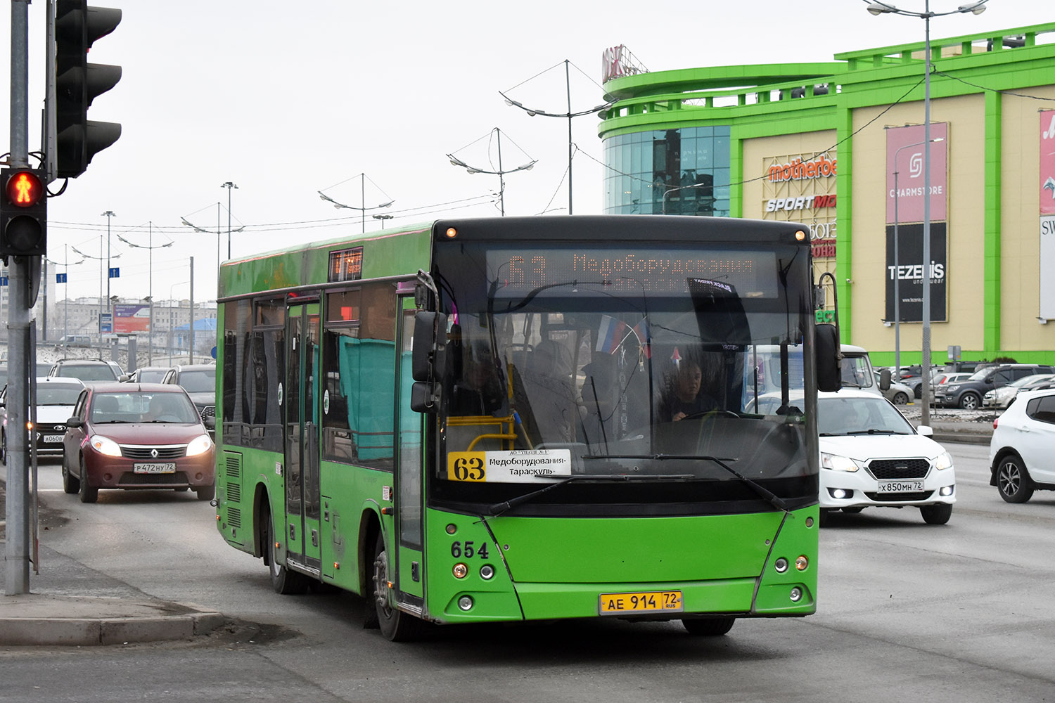 Тюменская область, МАЗ-206.085 № 654 Тюменская область, МАЗ-206.085 № 654
