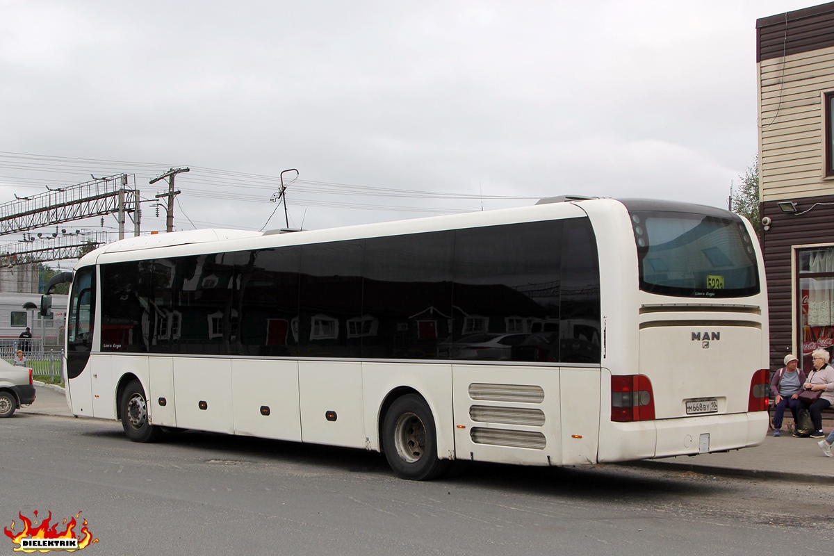 Карелия, MAN R14 Lion's Regio C ÜL*** C № М 668 ВУ 10