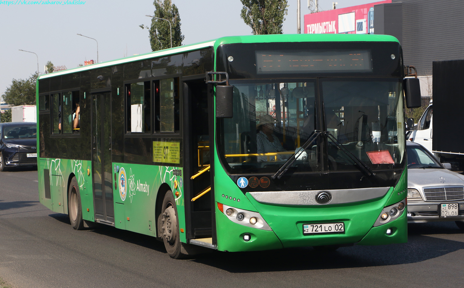 Алматы, Yutong ZK6118HGA № 721 LO 02 Алматы, Yutong ZK6118HGA № 721 LO 02
