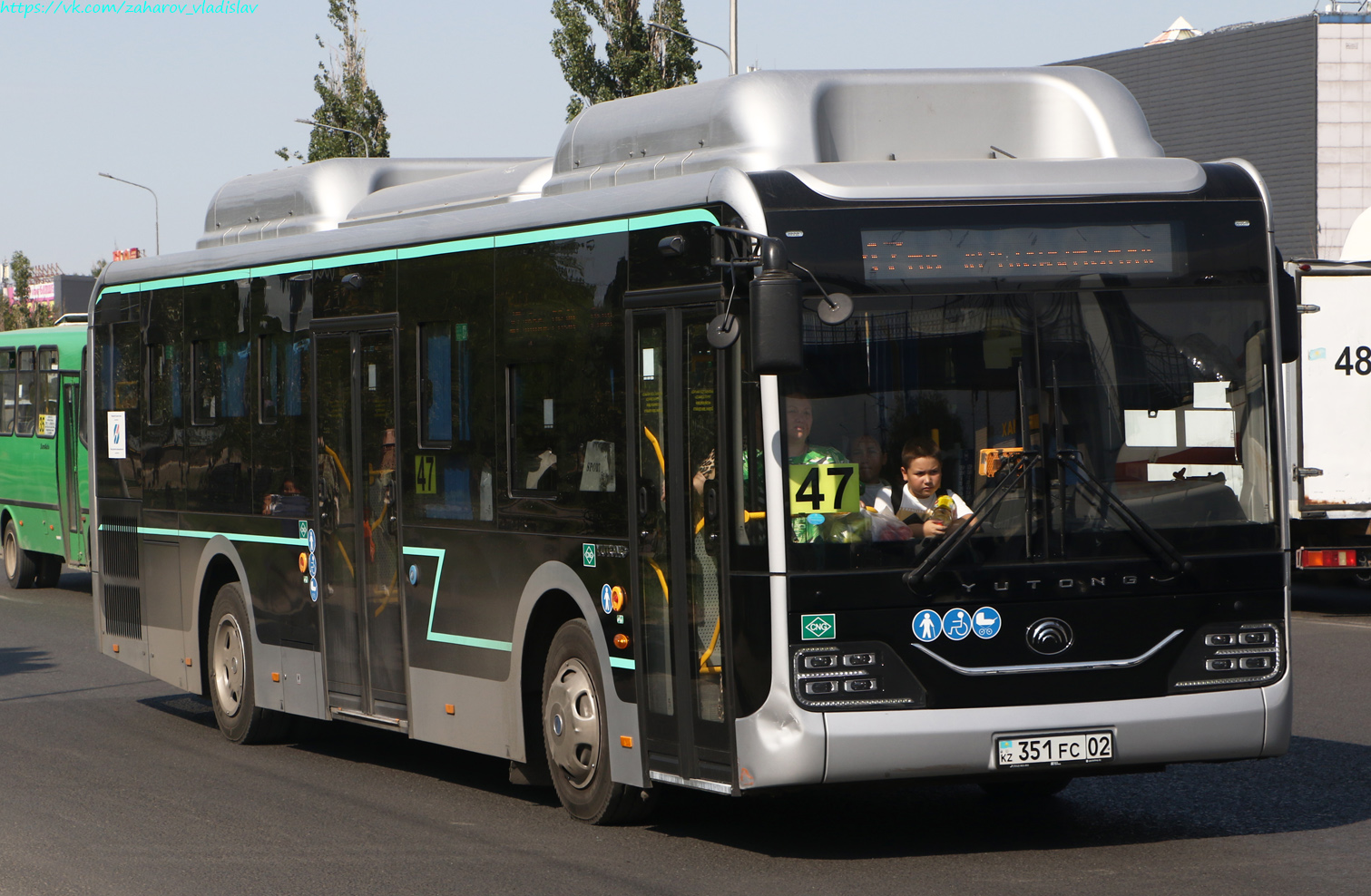 Алматы, Yutong ZK6116HG (QazTehna) № 351 FC 02