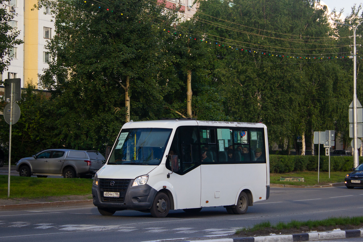 Ханты-Мансийский АО, ГАЗ-A64R45 Next № А 834 КС 186