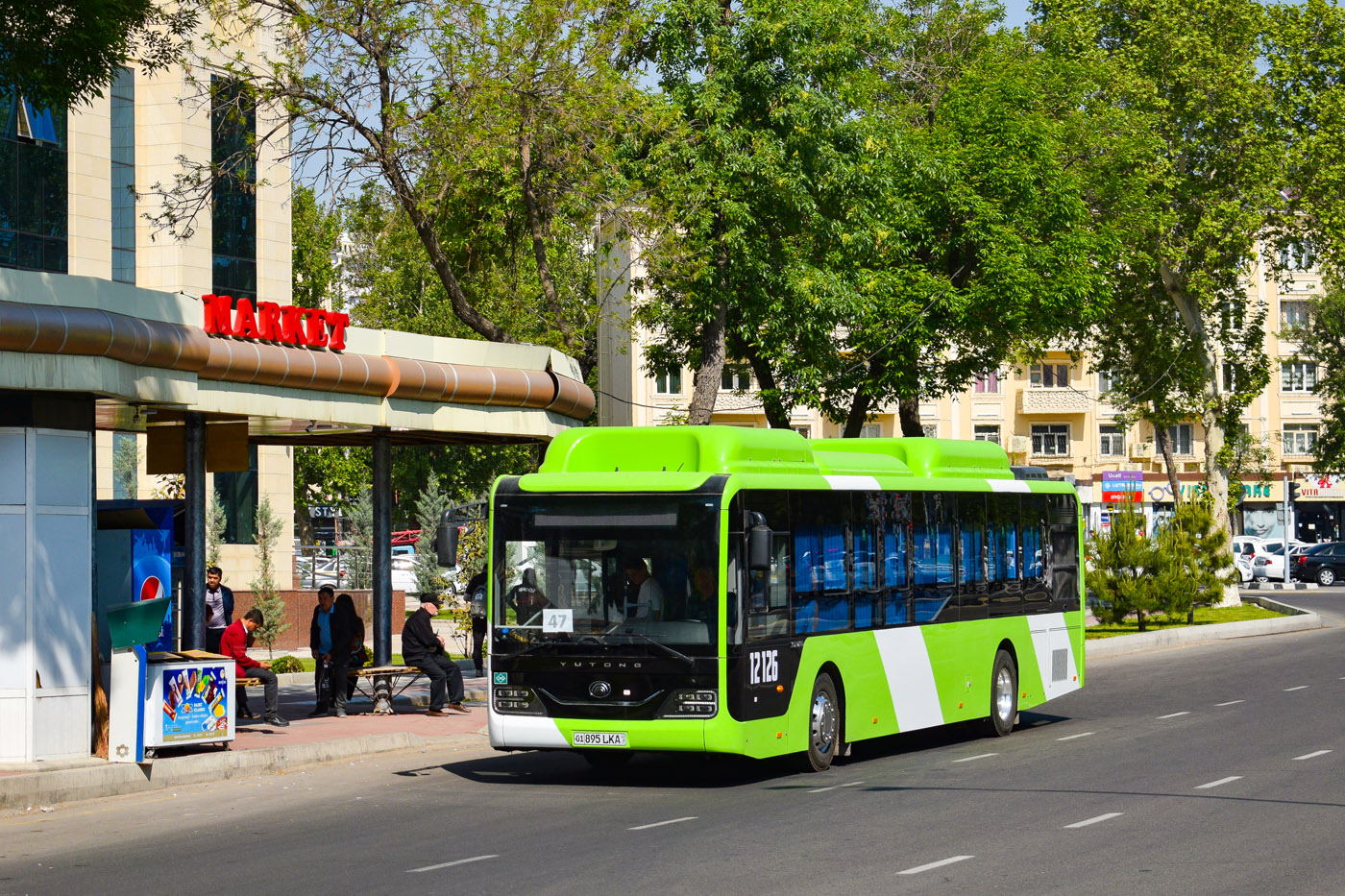 Узбекистан, Yutong ZK6126HG № 12126