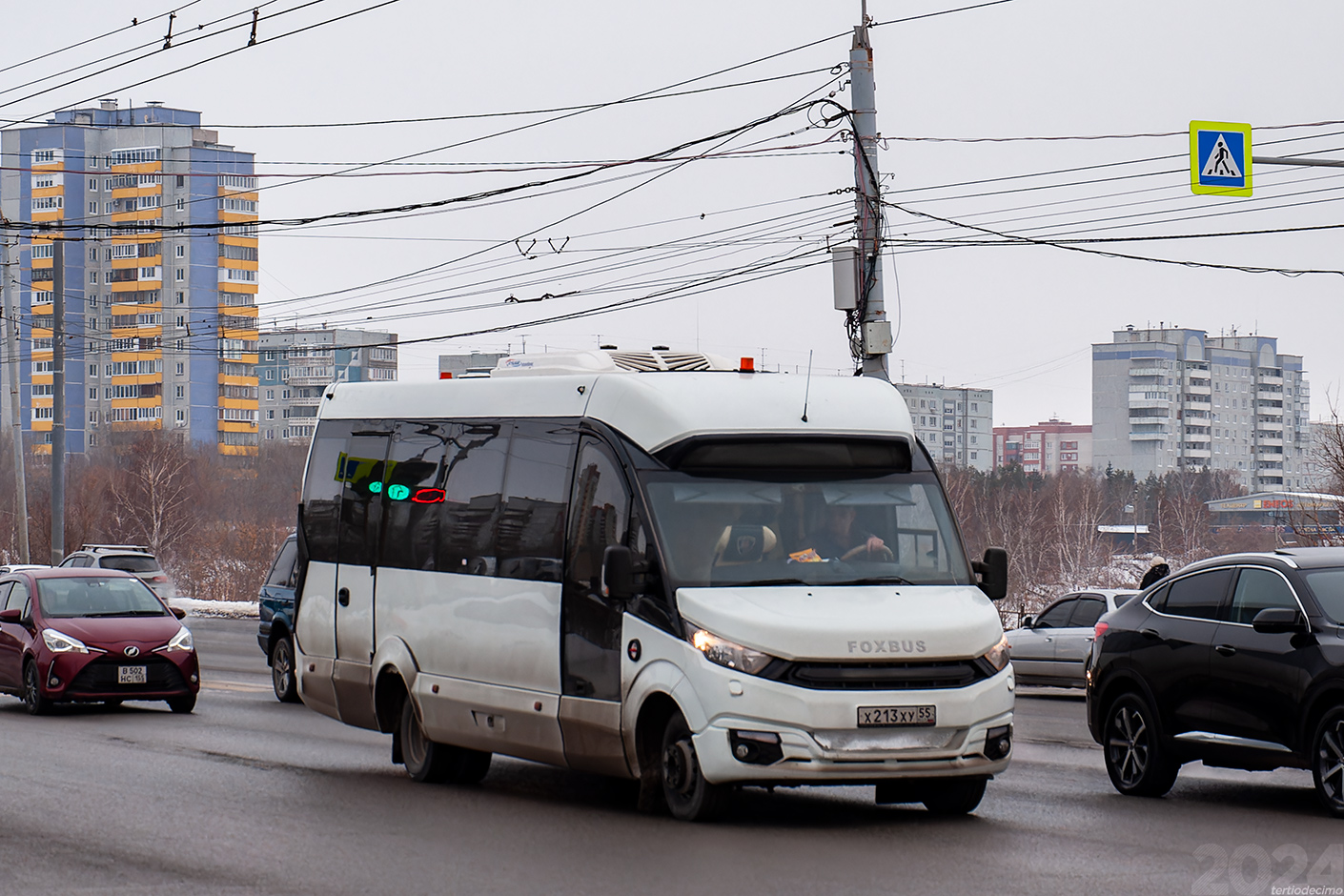 Омская область, FoxBus 62412-01 № Х 213 ХУ 55