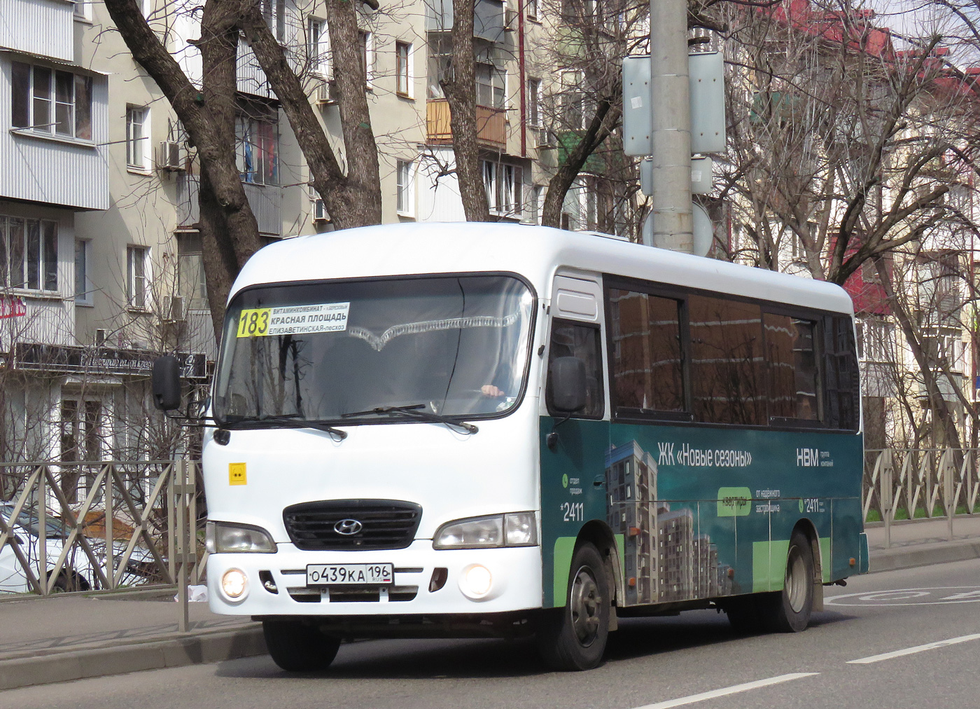 Краснодарский край, Hyundai County LWB (ТагАЗ) № О 439 КА 196