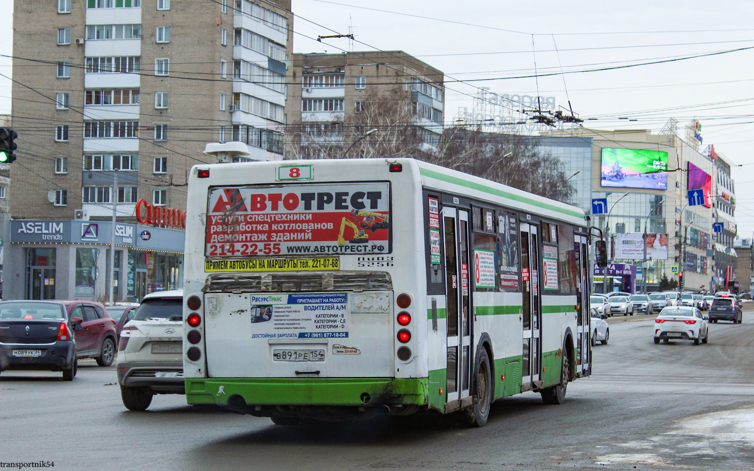 Новосибирская область, ЛиАЗ-5256.36 № В 891 РЕ 154