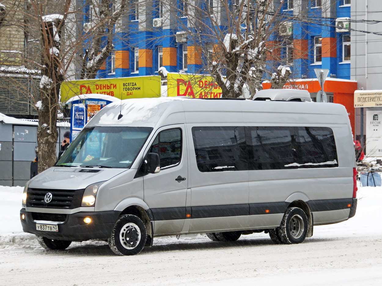 Кировская область, Луидор-223703 (Volkswagen Crafter) № У 837 ТВ 43
