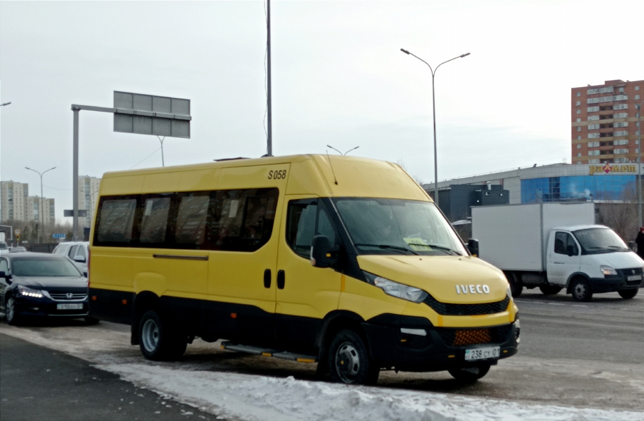 Астана, IVECO Daily 50C15V (СарыаркаАвтоПром) № S058 Астана, IVECO Daily 50C15V (СарыаркаАвтоПром) № S058
