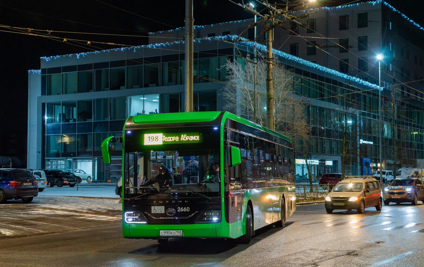 Санкт-Петербург, Yutong ZK6126BEVG № 2660